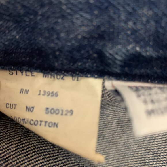 Vintage Calvin Klein Denim Jacket, Medium Wash, Made in USA, Womens SZ L - Picture 9 of 13